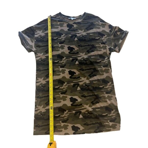 By The Way. Green Camouflage T Shirt Dress Size XS - Picture 6 of 6